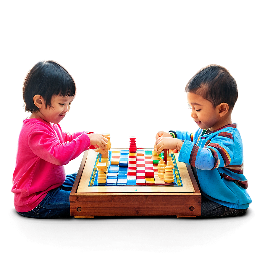 Kids Playing Board Games Png Uba