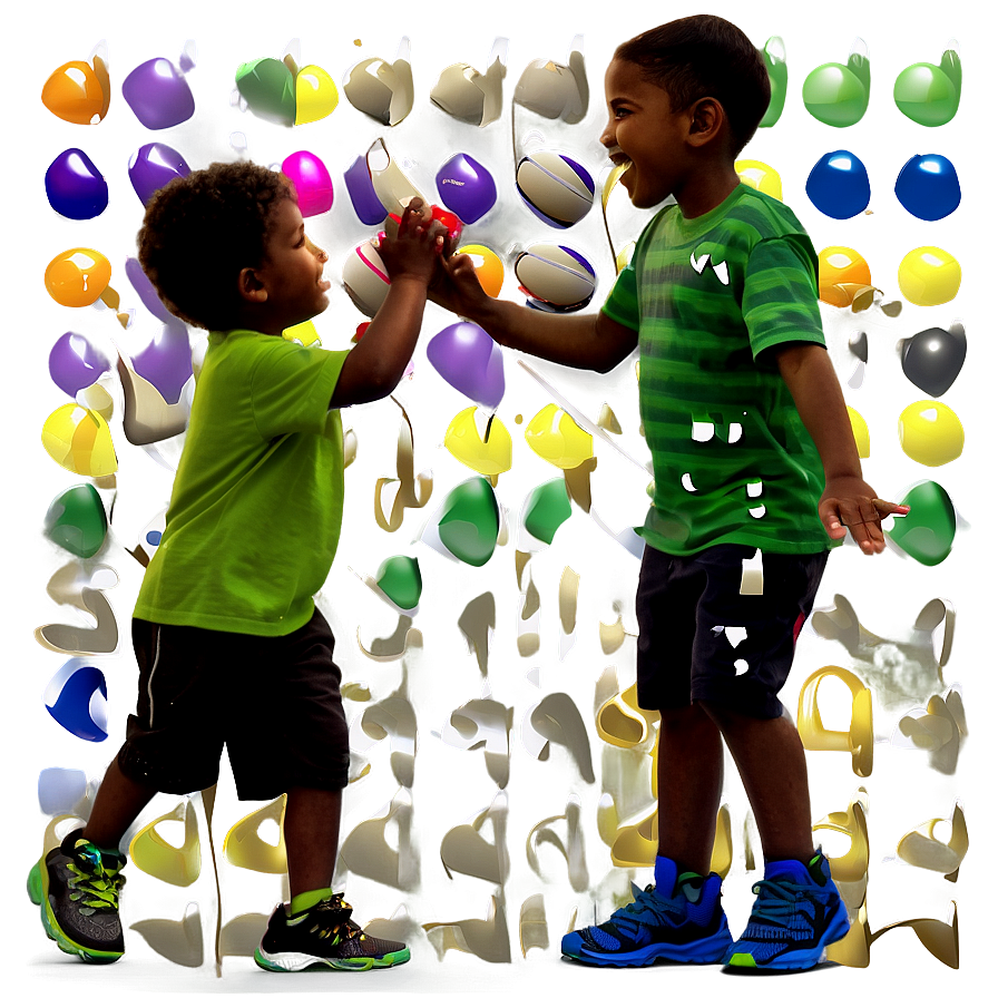 Kids Playing With Ball Png Mnf