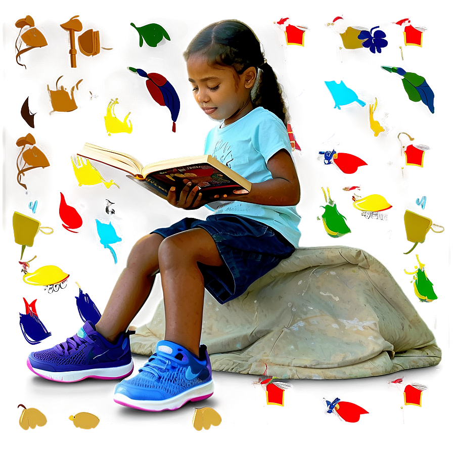 Kids Reading Books Png 38