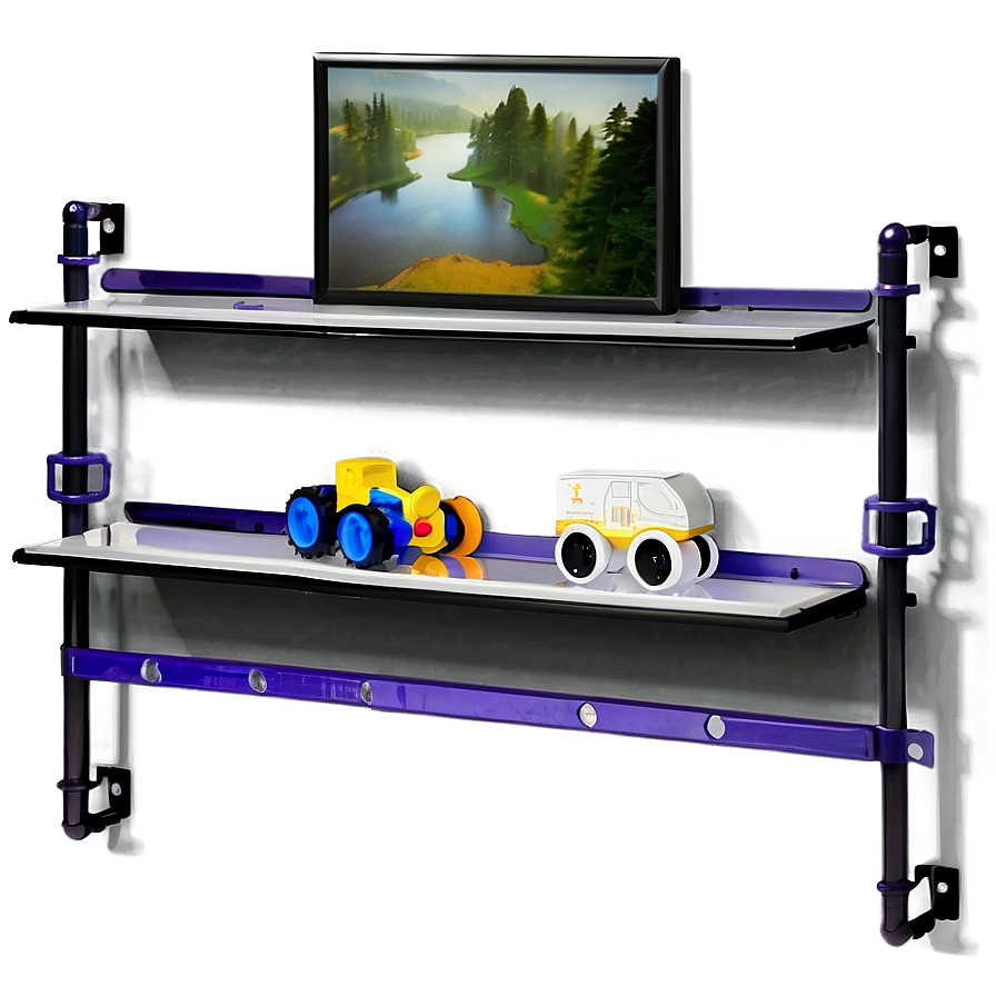 Kids Room Wall Shelf Png Vfa36