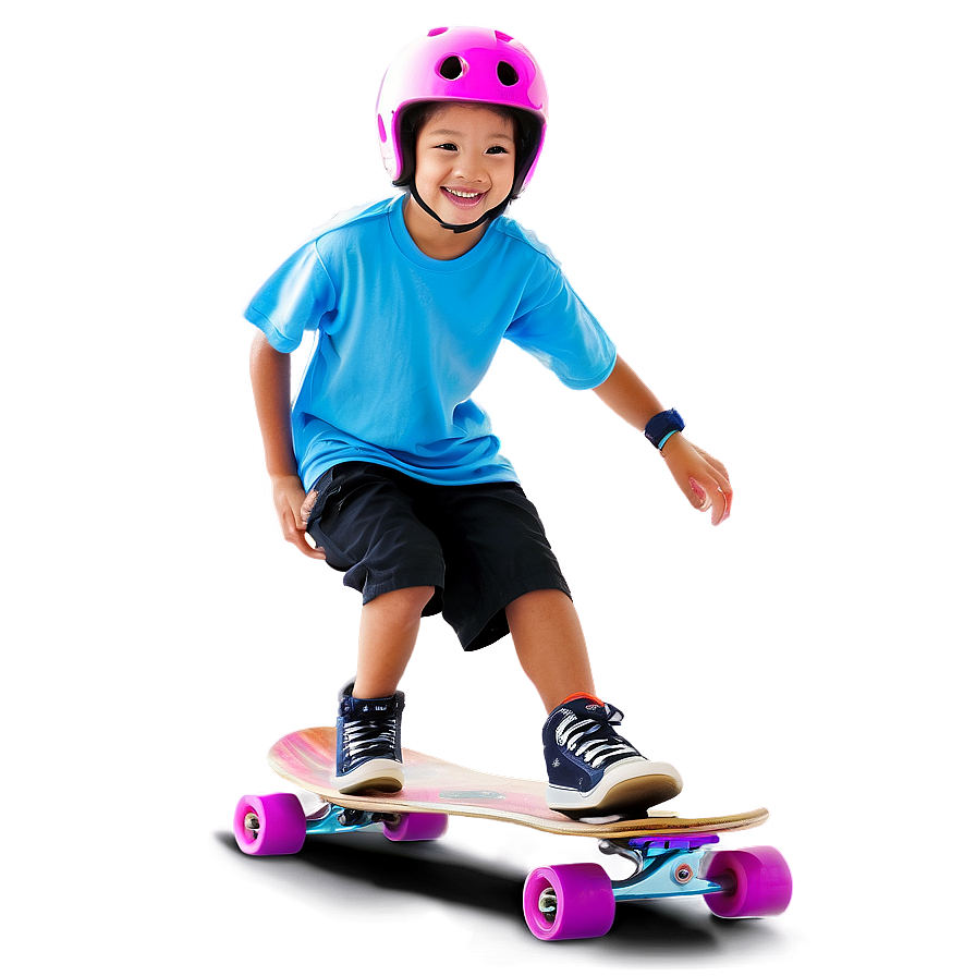 Kids Skateboard Fun Png 05212024