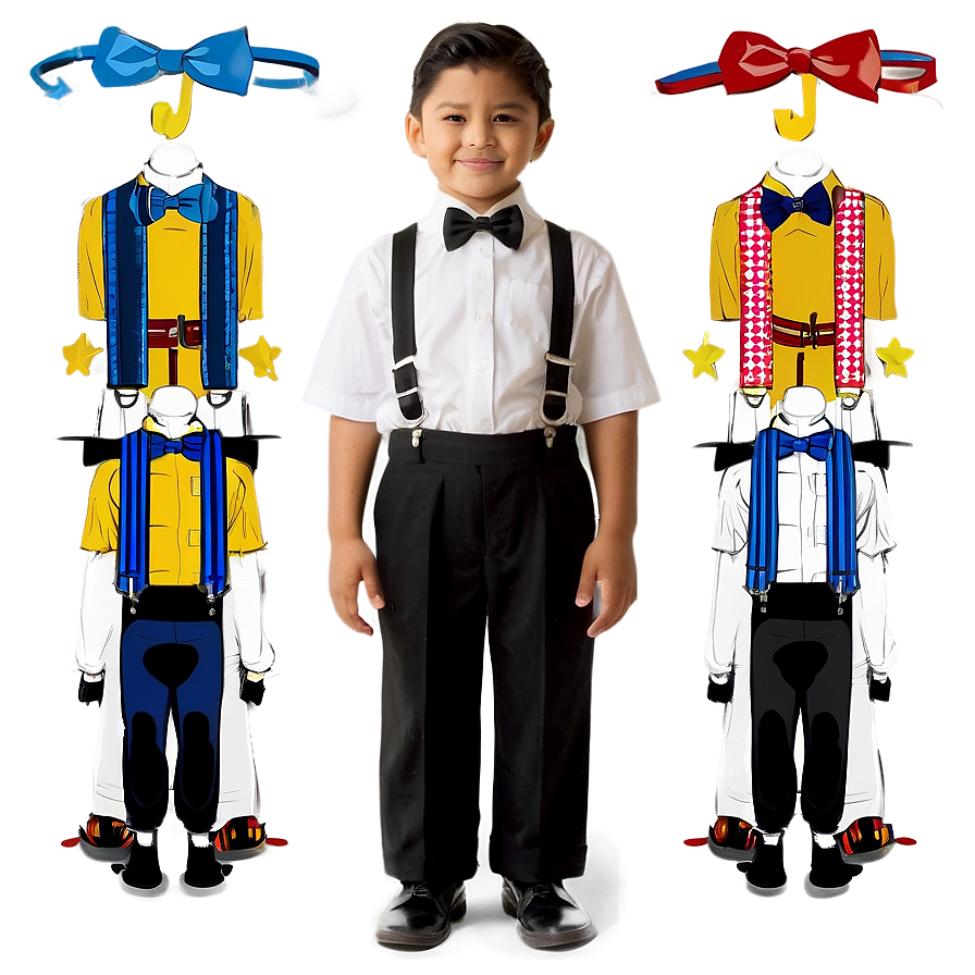 Kids Suspenders Png Lqv