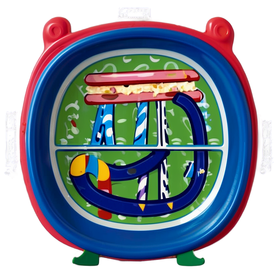 Kids Themed Mealtime Set Png Qly