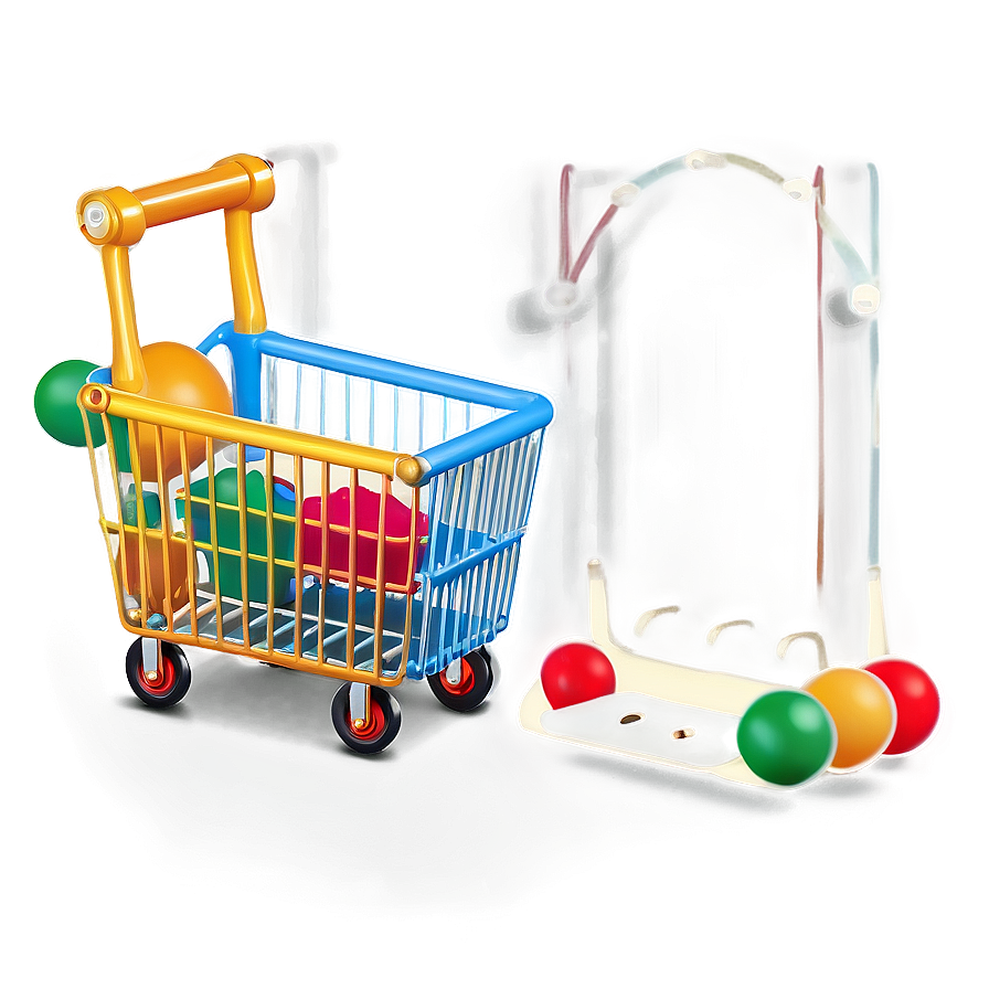 Kids Toys Shopping Cart Png 47