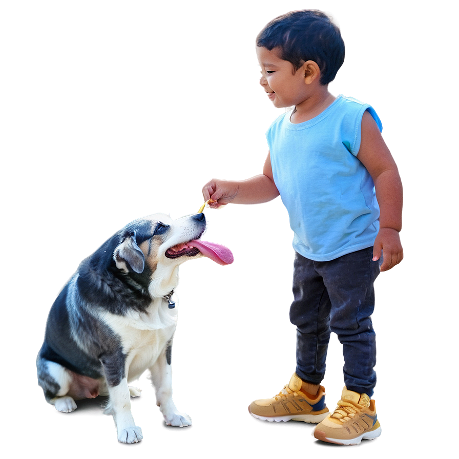 Kids With Pets Png 88