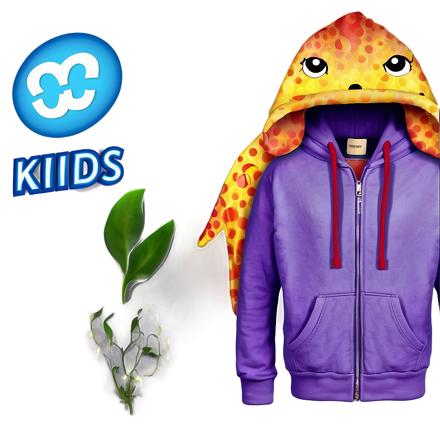 Kids Zip Up Hoodie Png Ipf38