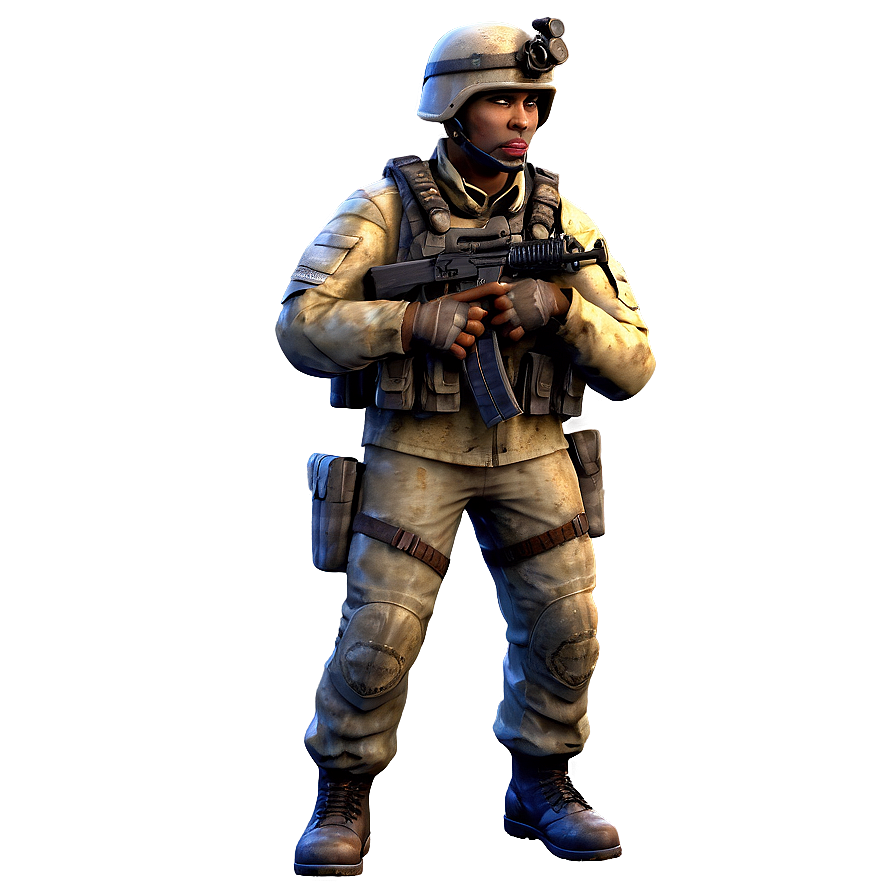 Killer Commando Soldier Png 40