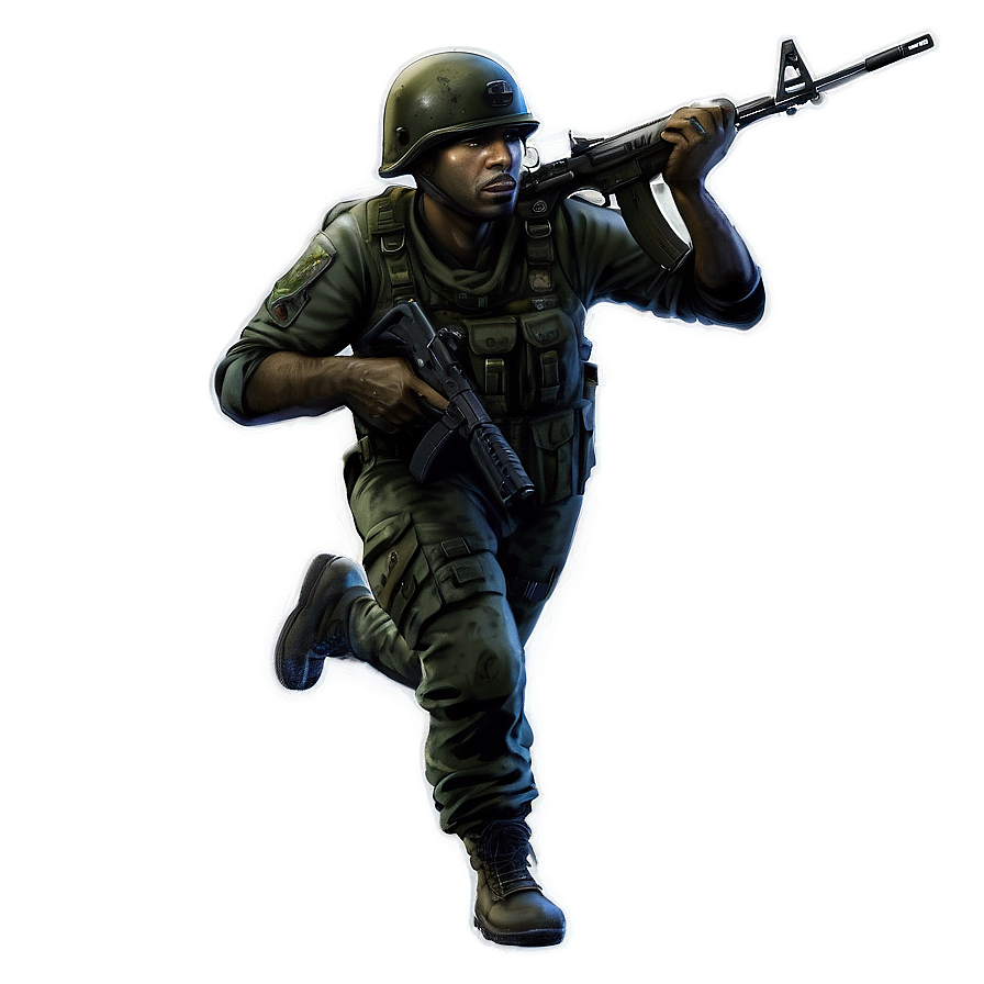 Killer Commando Soldier Png Knt