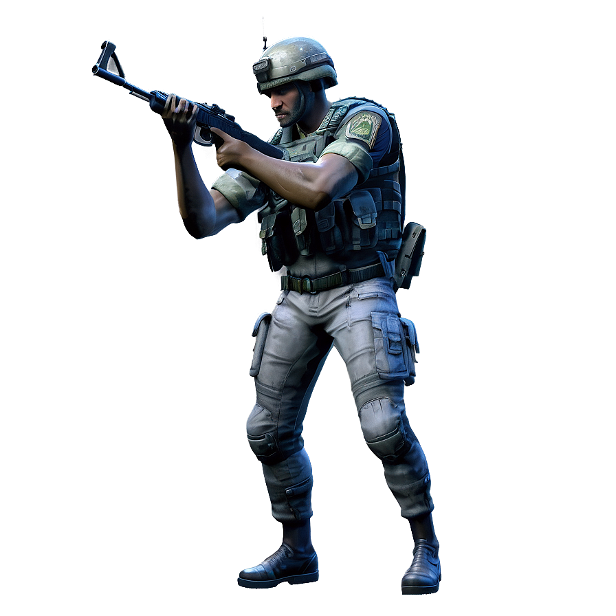 Killer Commando Soldier Png Mdt