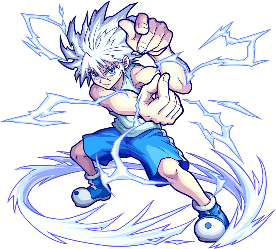 Killua_ Zoldyck_ Electric_ Aura