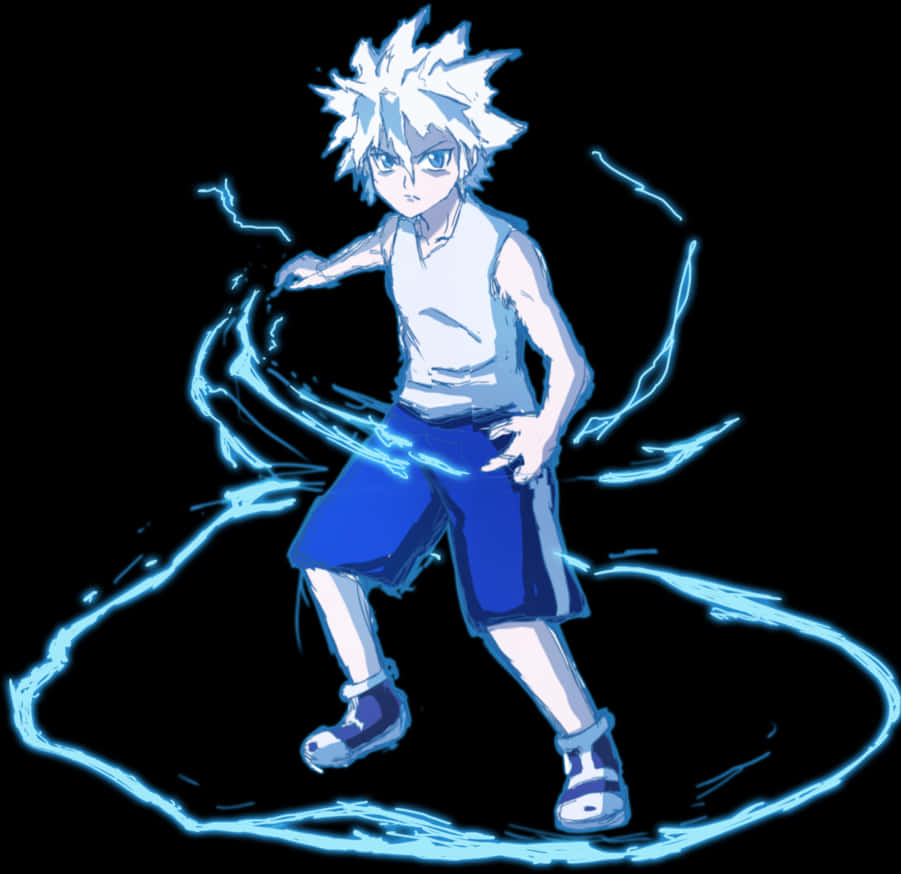 Killua_ Zoldyck_ Electric_ Aura