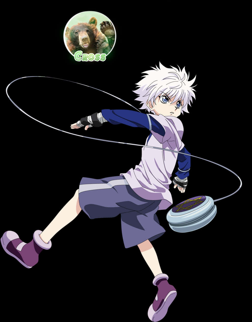 Killua_ Zoldyck_ With_ Yo Yo_ Anime