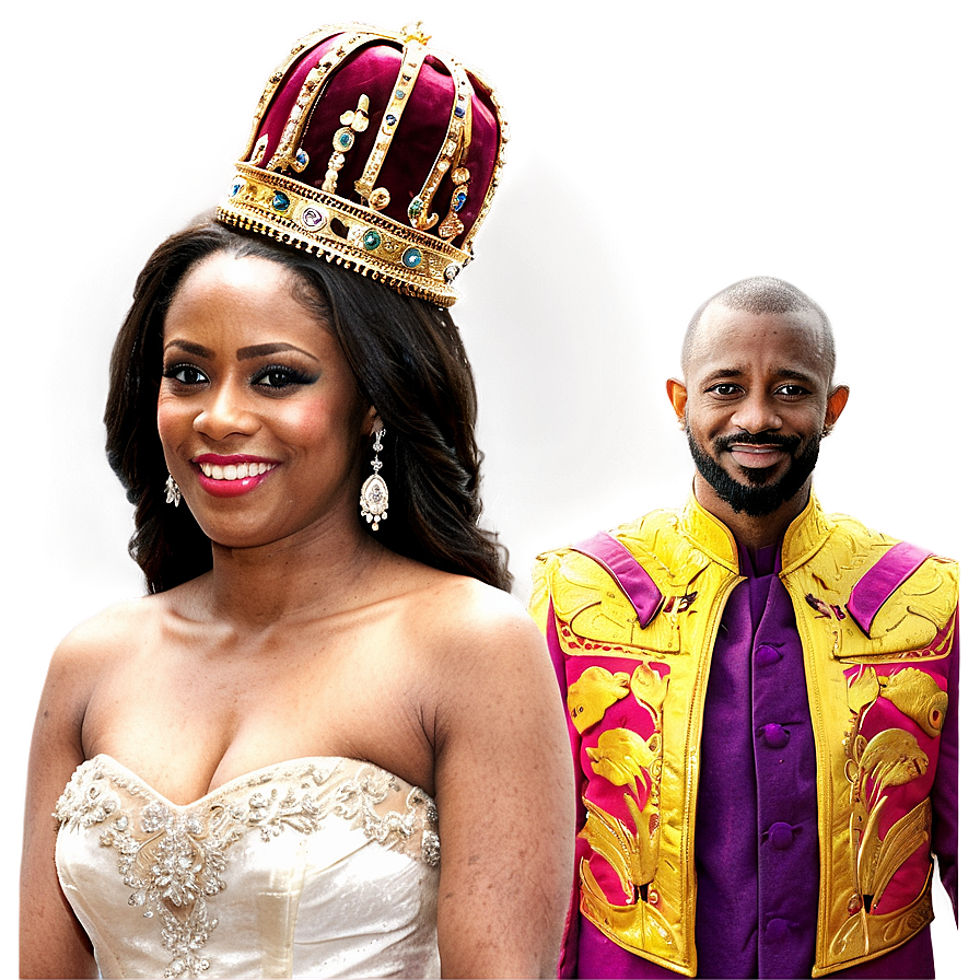 King And Queen Wedding Png Rtr