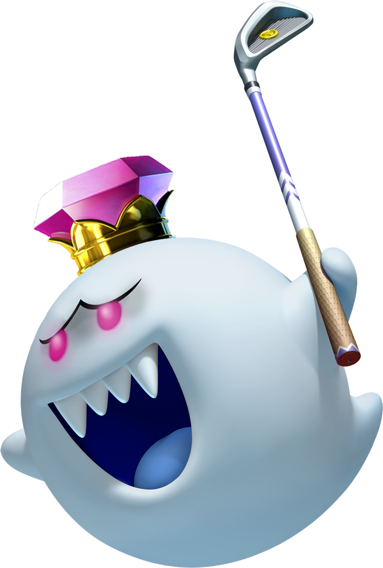 King Boo With Golf Club