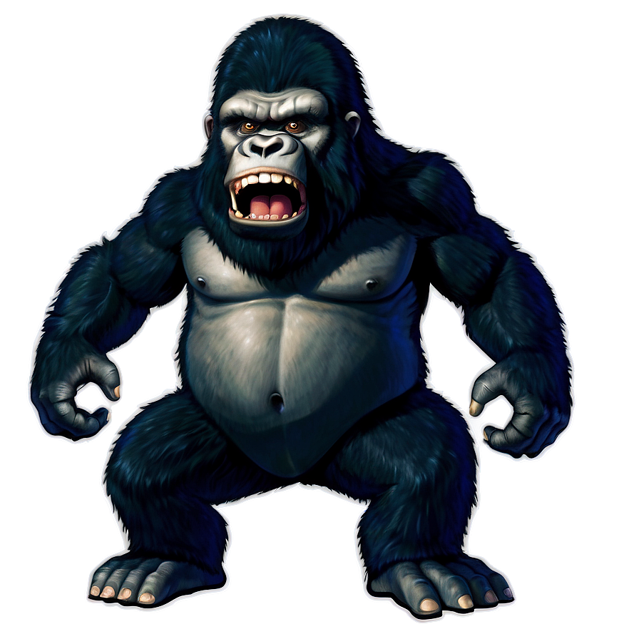 King Kong Cartoon Png Qdu44