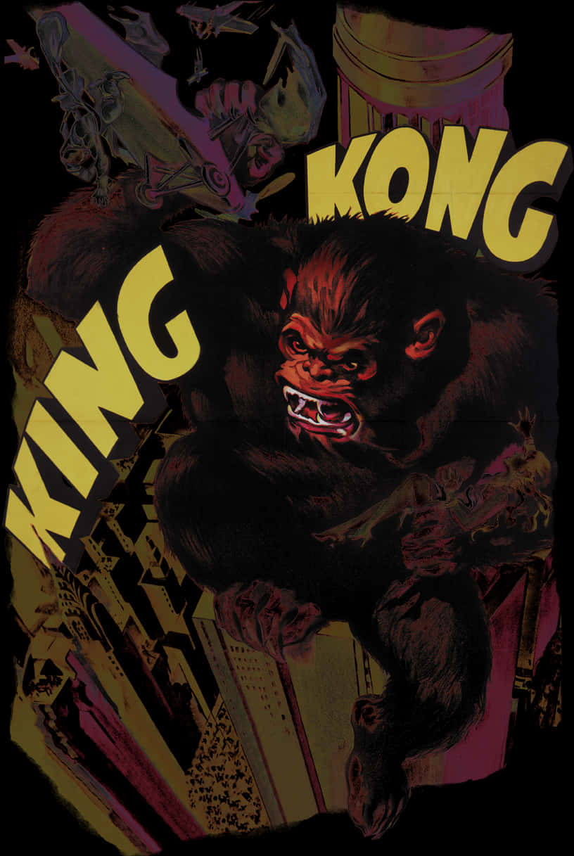 King Kong Comic Artwork