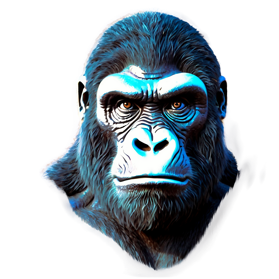 King Kong Detailed Illustration Png 05232024