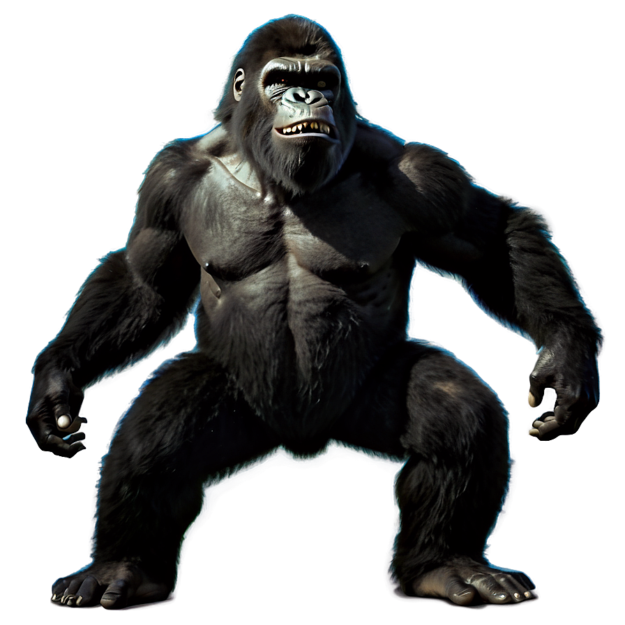 King Kong Fighting Pose Png Rqa