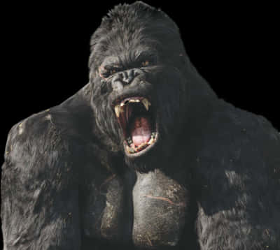 King Kong Roaring Portrait