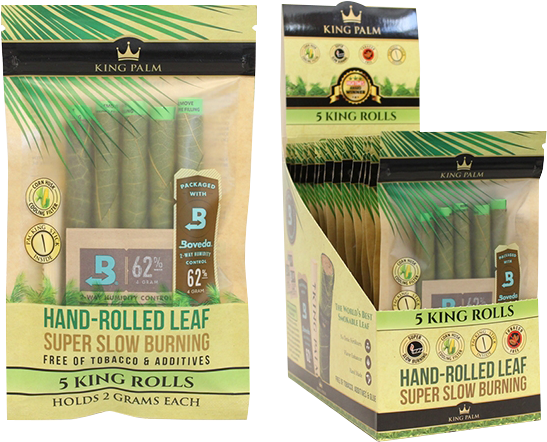 King Palm Hand Rolled Leaf Rolls Packaging