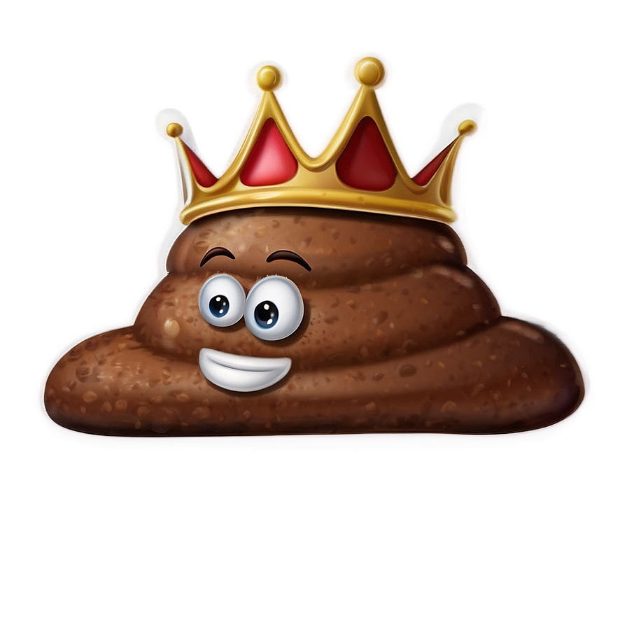 King Poop Emoji Png Lwi