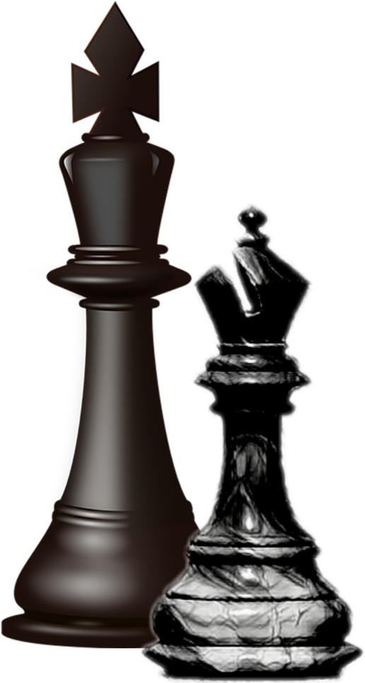 Kingand Queen Chess Pieces