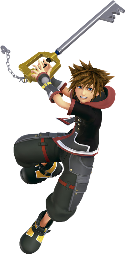 Kingdom Hearts_ Sora With Keyblade