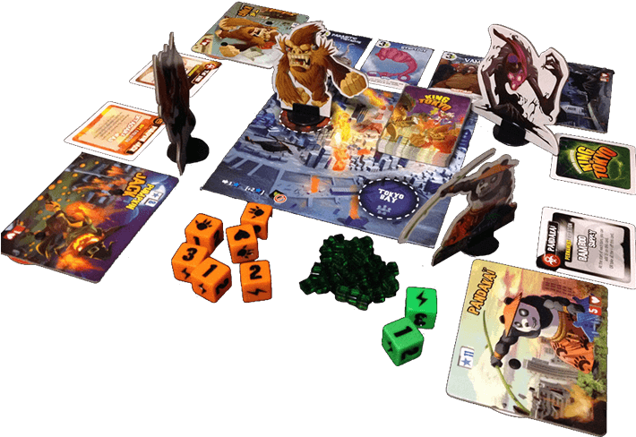 Kingof Tokyo Board Game Setup