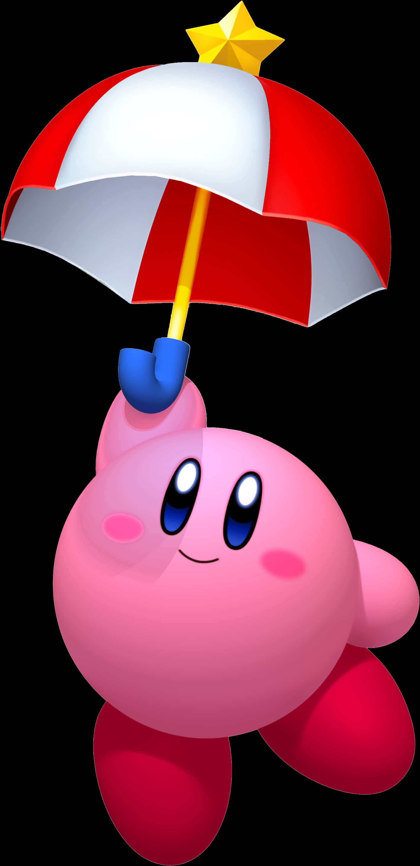 Kirby With Umbrella.png