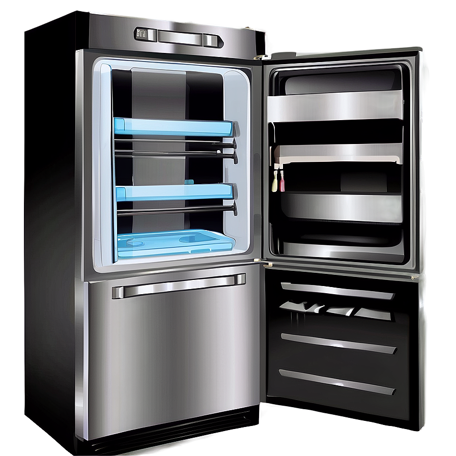 Kitchen Freezer Illustration Png Eha70