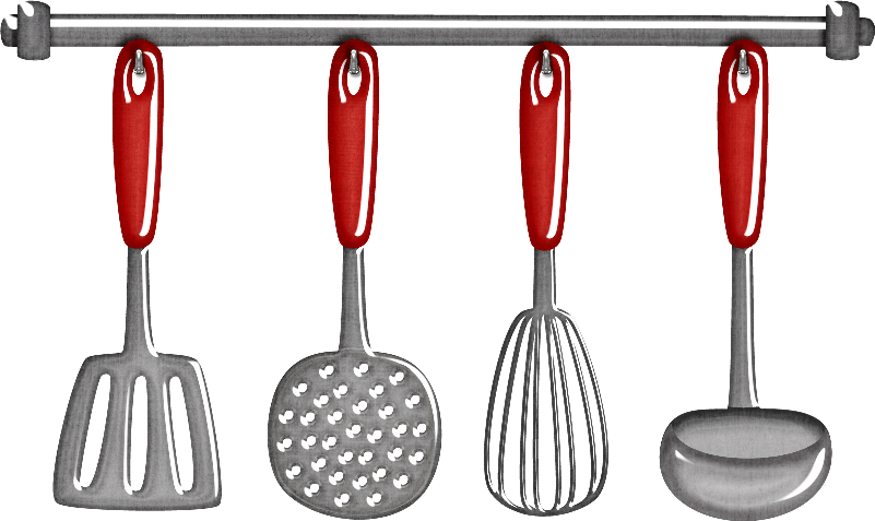 Kitchen Utensils Hangingon Rack