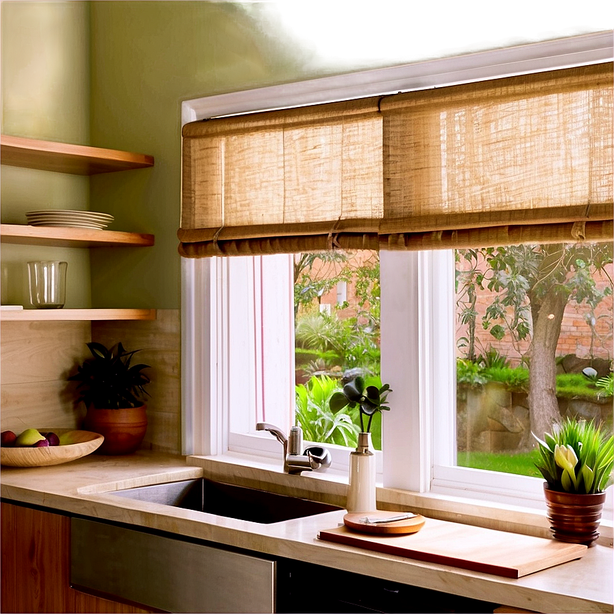 Kitchen Window Treatments Png Jsn