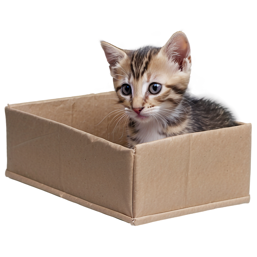 Kitten In Box Png 05232024