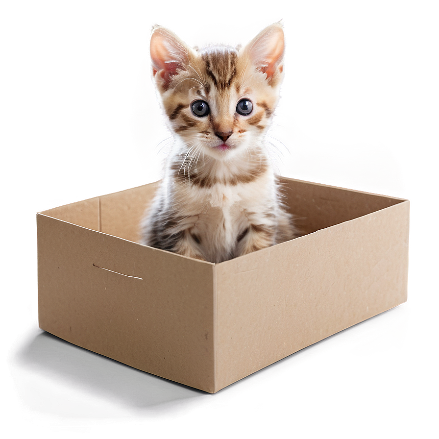 Kitten In Box Png Lpe