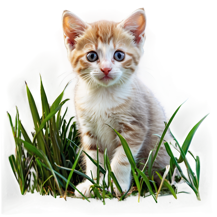 Kitten In Grass Png 48