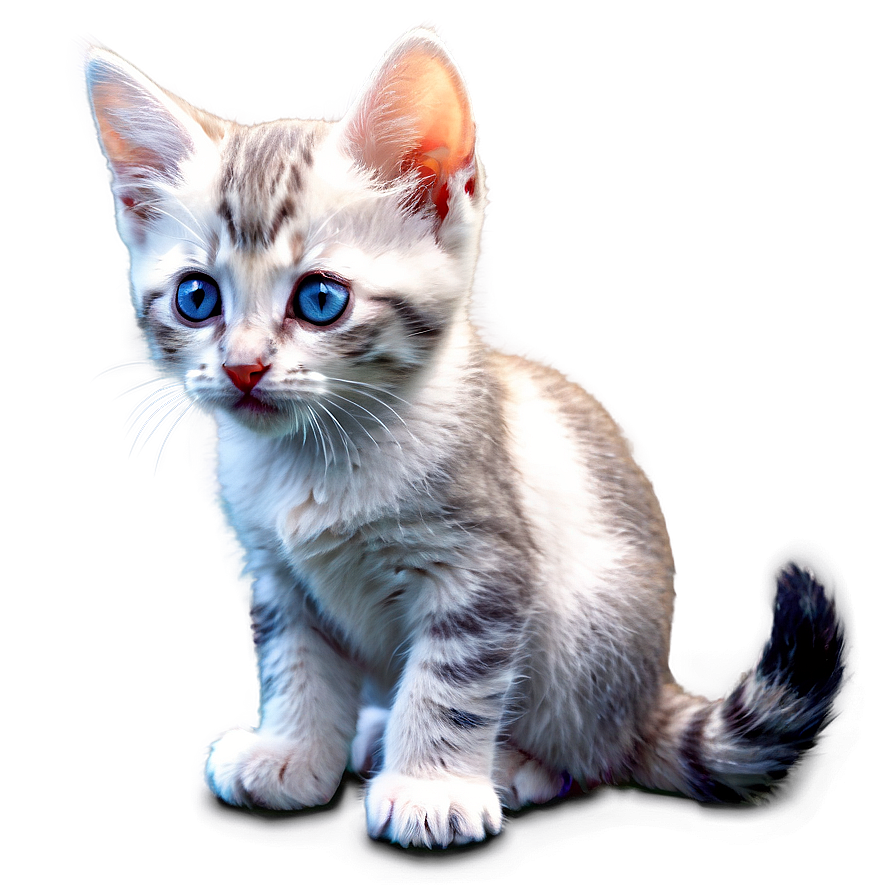 Kitten With Butterfly Png Wvf