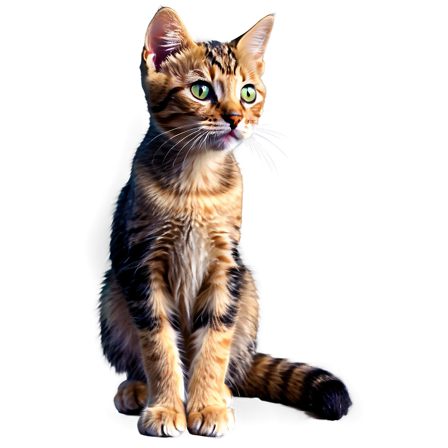 Kitten With Green Eyes Png Glk96