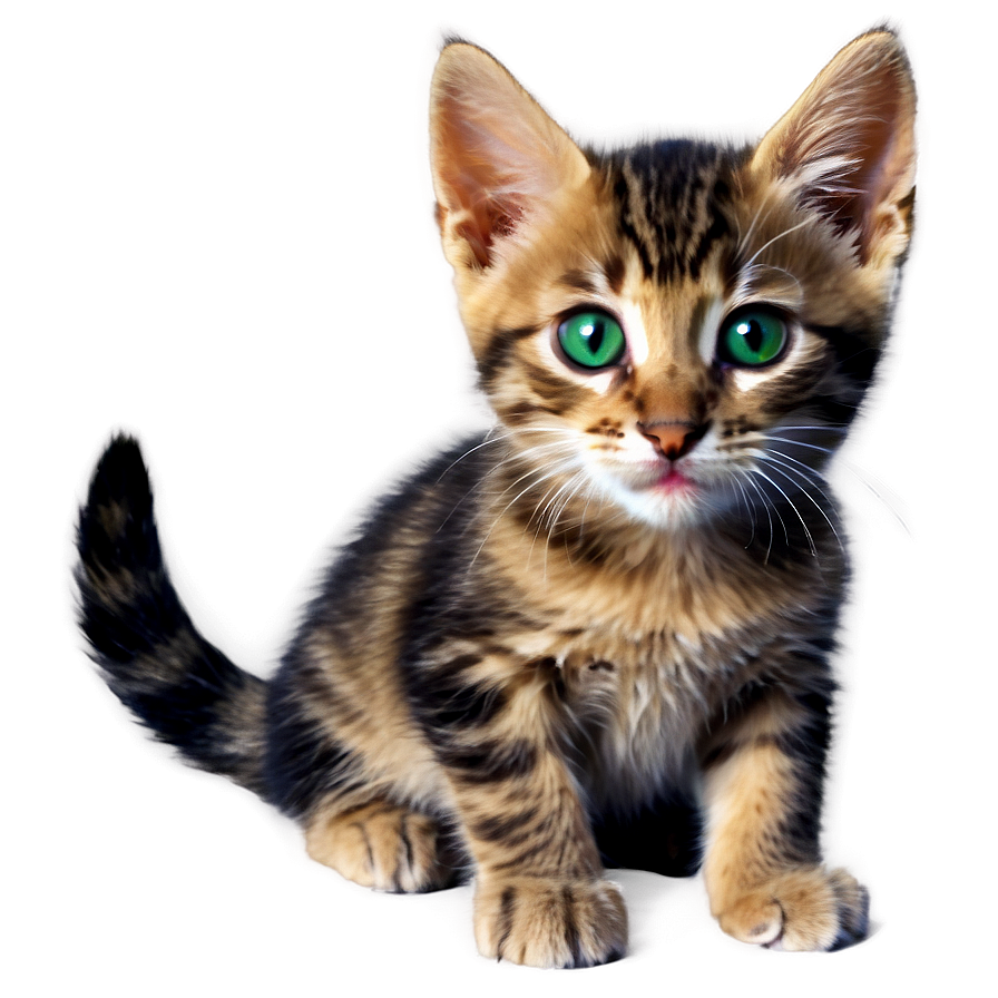 Kitten With Green Eyes Png Hwt