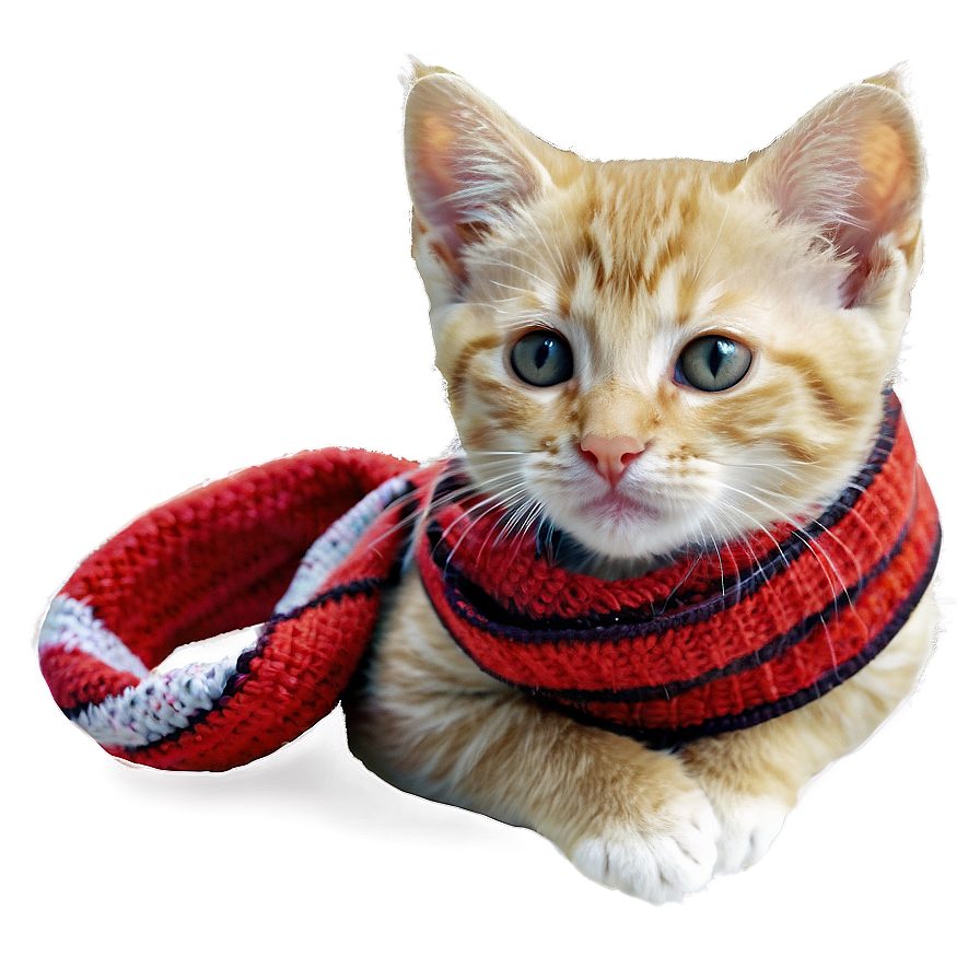 Kitten With Scarf Png 46