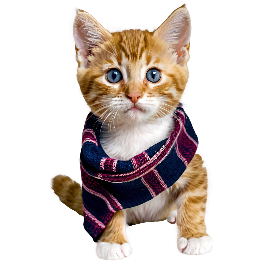 Kitten With Scarf Png 47