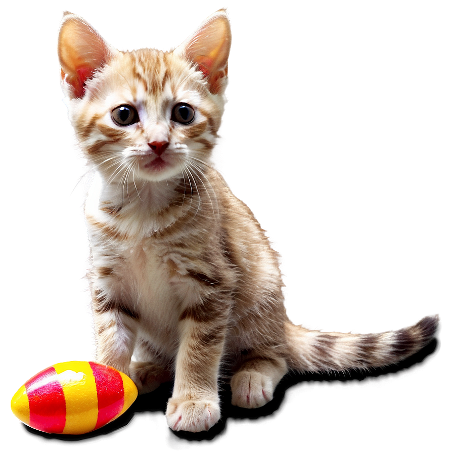 Kitten With Toys Png 31