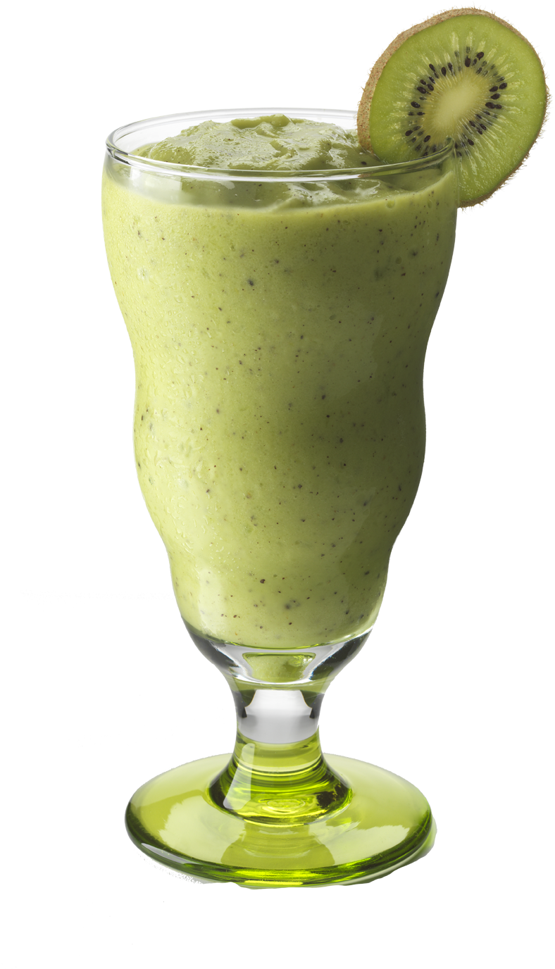 Kiwi Green Smoothie Glass