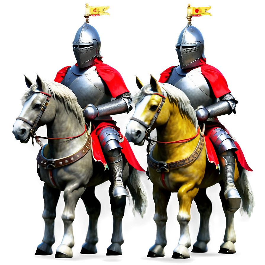 Knights On Horseback Png Flp65