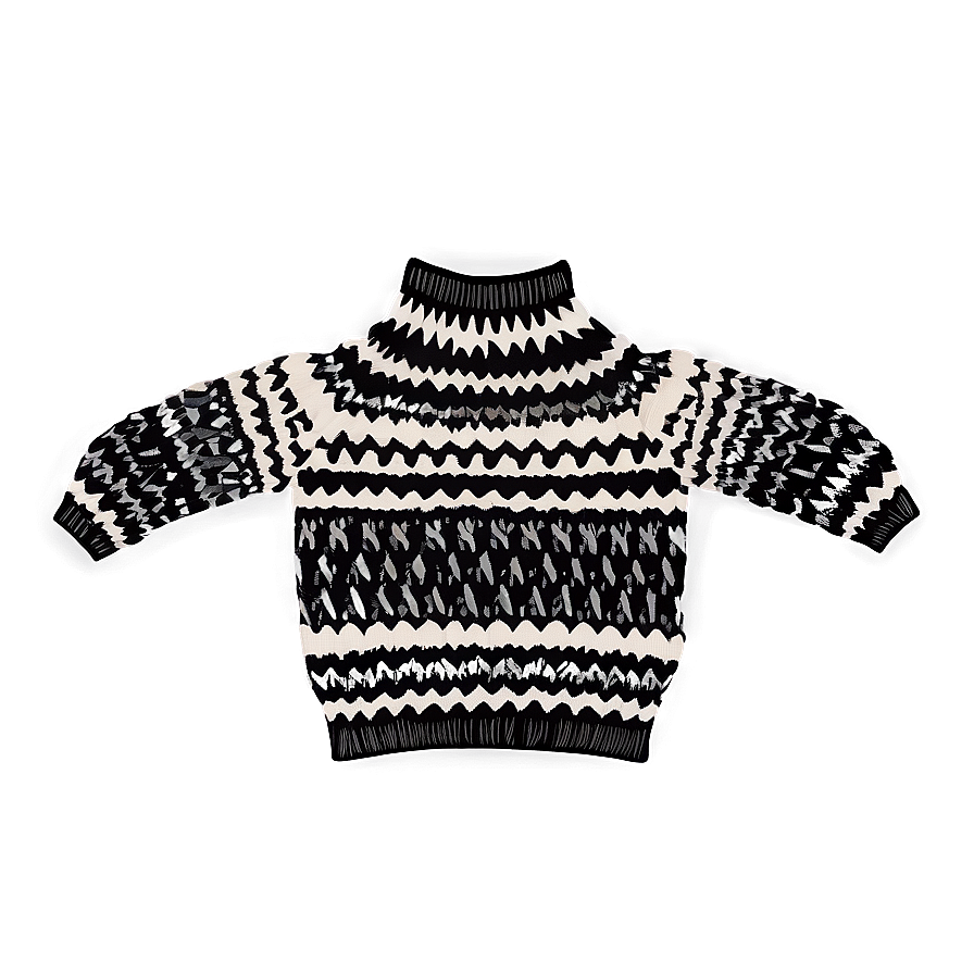 Knit Black Sweater Png 06132024