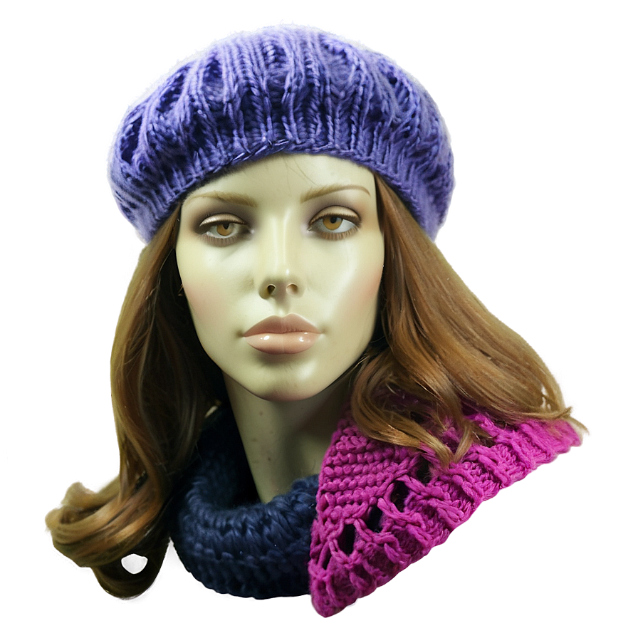 Knitted French Beret Png Pbd