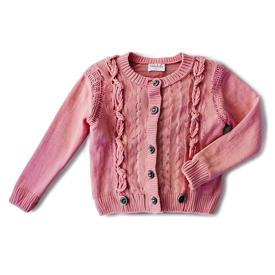 Knitted Pink Sweater Png 06292024