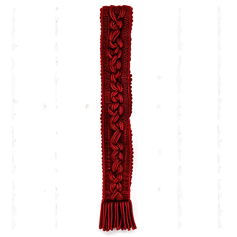 Knitted Red Scarf Png Pnv