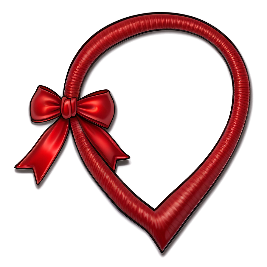 Knotted Red Bow Png 05252024