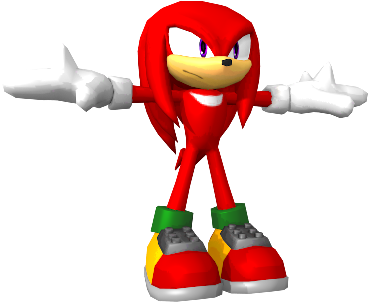 Knuckles The Echidna3 D Model