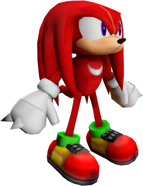 Knuckles The Echidna3 D Model